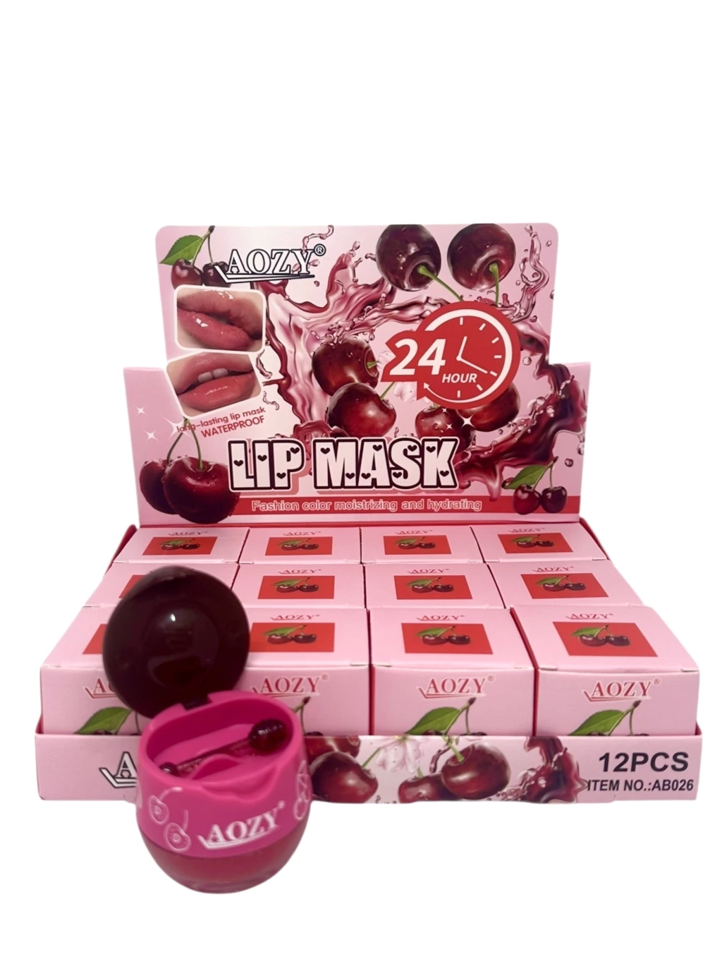 Mascara de labios cereza Aozy